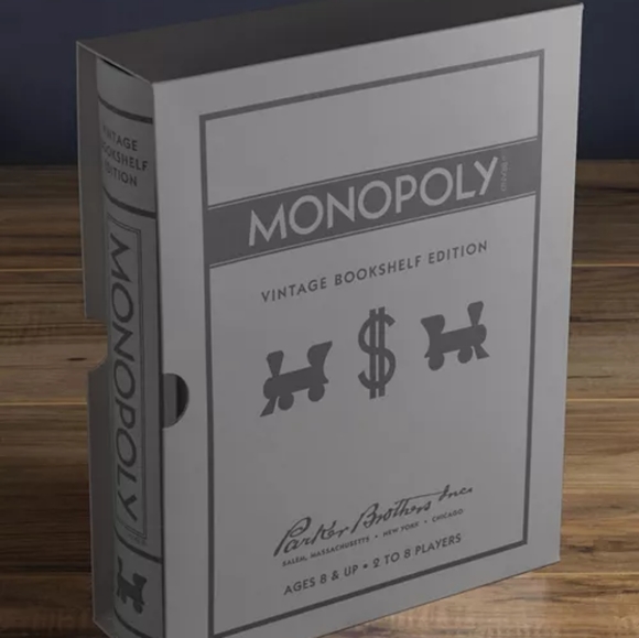 Monopoly Bookshelf Edition Board Game - Picture 2 of 5